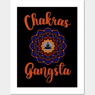 Chakras Gangsta - Mandala Yoga Posters and Art